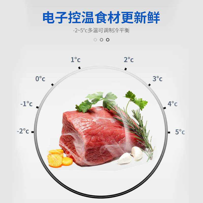 敞口鲜肉柜卧式冷冻柜冷藏柜商用冷柜风冷熟食柜自动融霜商用保鲜