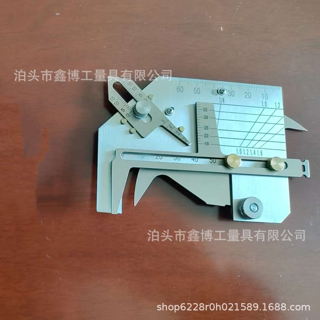京工工业功能焊接量规凸轮式角焊接检验尺WGU-9M型不锈钢焊缝规