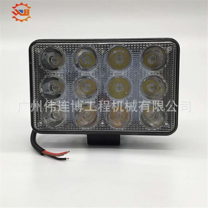 挖掘机配件 12珠LED灯 12V24V超亮大灯 适合各种工程车挖机大臂灯