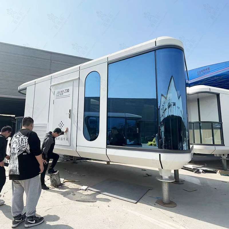 网红移动海景房 春游露营防虫家庭房屋 科技感安全性能智能民宿