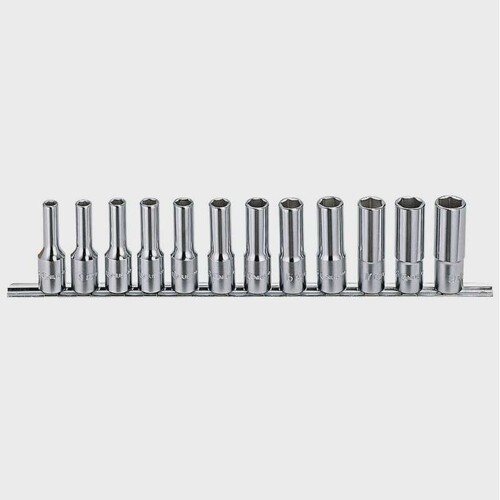 GENIUS天赋工具1/2系12.5mm12件套手动英制6角加长套筒组GD-412S