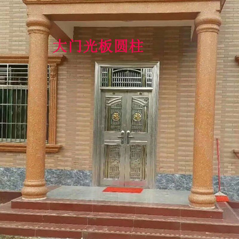 光板罗马柱模具光面圆柱模型欧式别墅大门水泥柱头塑料建筑模板