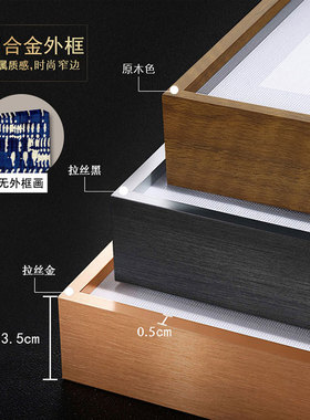 抽象艺术小众室内挂画北欧风正方形马图案壁画民宿卧室房间装饰画