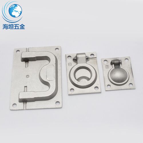 海坦316不锈钢拉手LS267隐藏式折叠舱盖地板扣手工业设备机箱把手