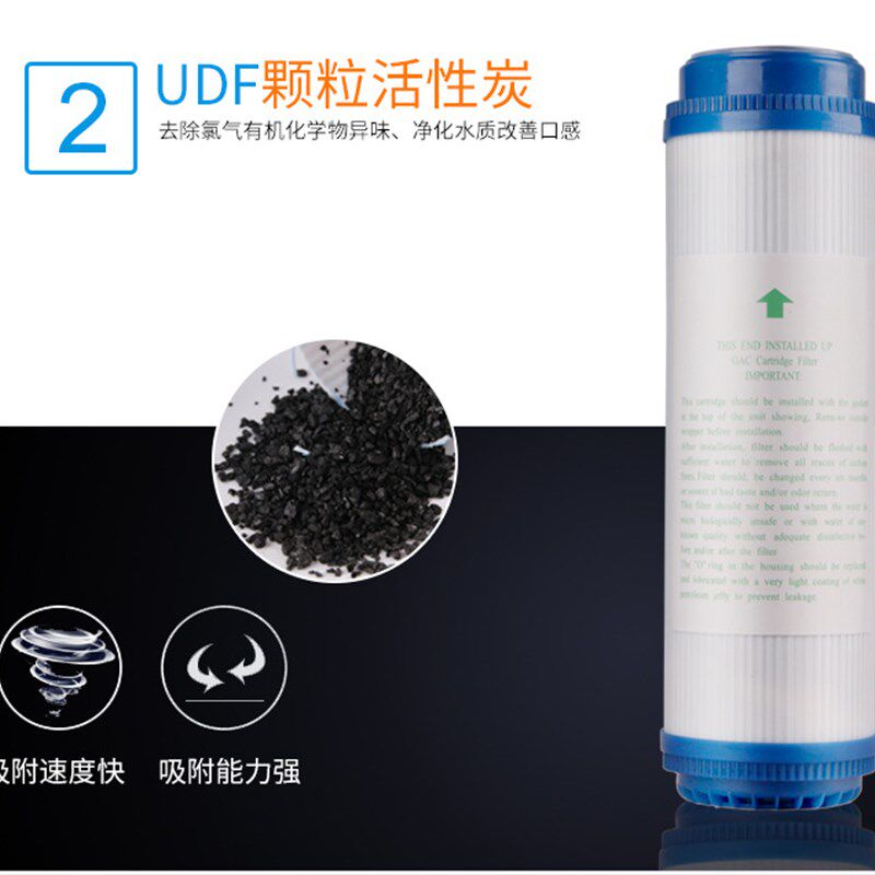 净水器滤芯10寸通用直饮机1年套餐PP棉活性炭反渗透超滤膜更换