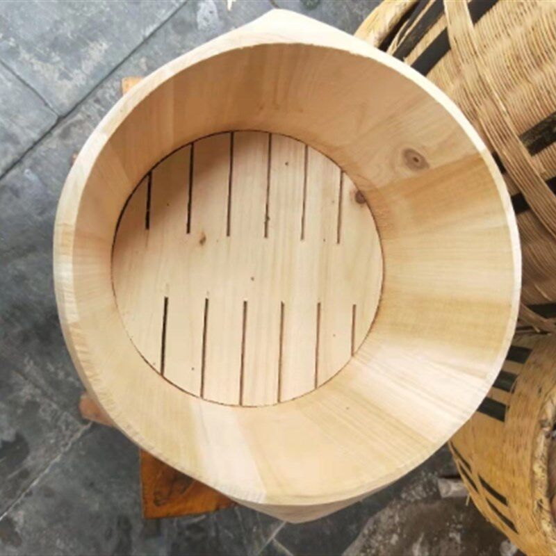 贵州杉木厨房大小饭桶蒸饭木桶蒸米饭神器餐厅饭甑子蒸笼竹家用