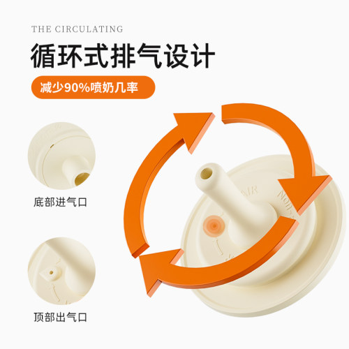 二代硬管直通奶瓶成长型吸管组