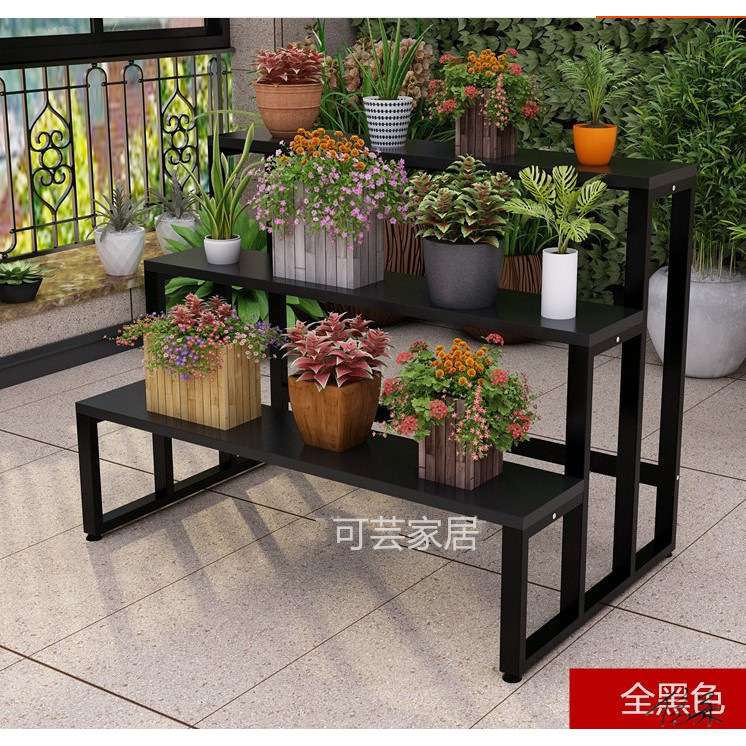 花店花瓶展示架花架三层商用欧式中岛高低简约展示架货架展示架