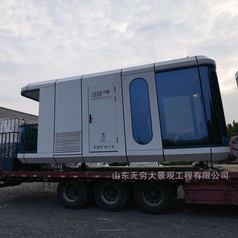 户外创意民宿金属科技感太空舱新农村景区旅游点集成别墅厂家