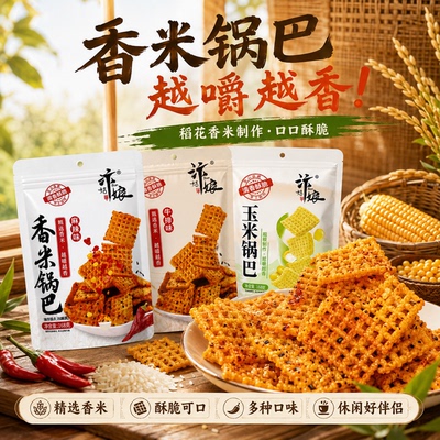 汴姑娘旗舰店香米锅巴口口酥脆