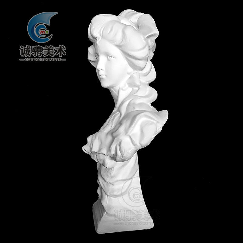 美术西洋少女石膏像人物头像素描教具雕塑摆件模型大号雕像摆件