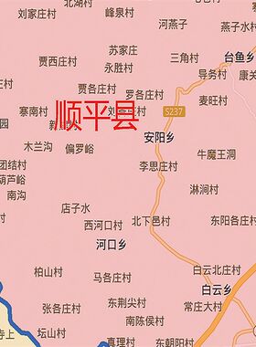 2021新款保定市地图贴图办公室挂图高清防水墙壁贴超大装饰画定制