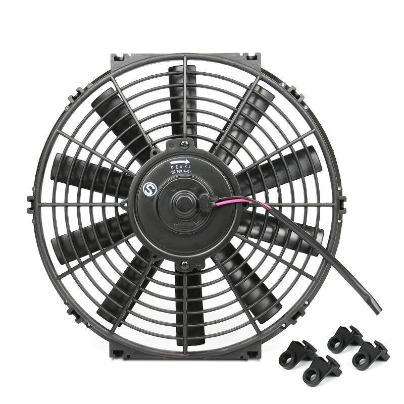 10寸强力排气扇货车载12V24V60伏吸油烟抽风机散热船用直流换气扇