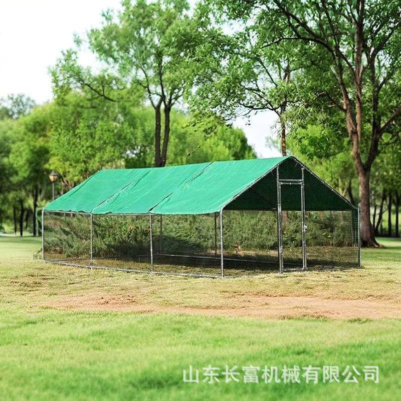 养殖鸡棚鸡窝家禽鸡笼子鸭棚鸽舍家用散养钢管鸡舍大型户外防雨棚