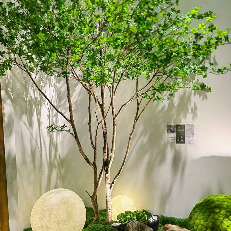 吊钟树 马醉木绿植盆栽仿生假树植物室内客厅造景装饰摆件