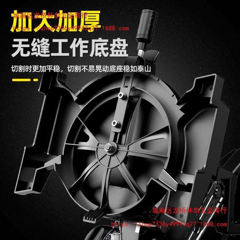 锯铝机10寸高精度铝合金木材相框切角机多功能45度切铝斜切精密锯