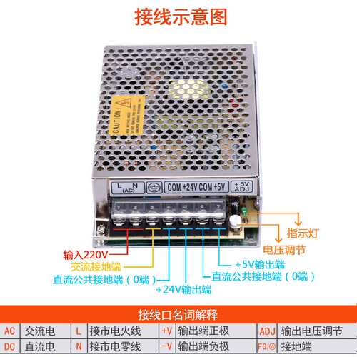 SZMW双组输出开关电源D-75ABC5V12V24V/±12V15V工业机械直流电源