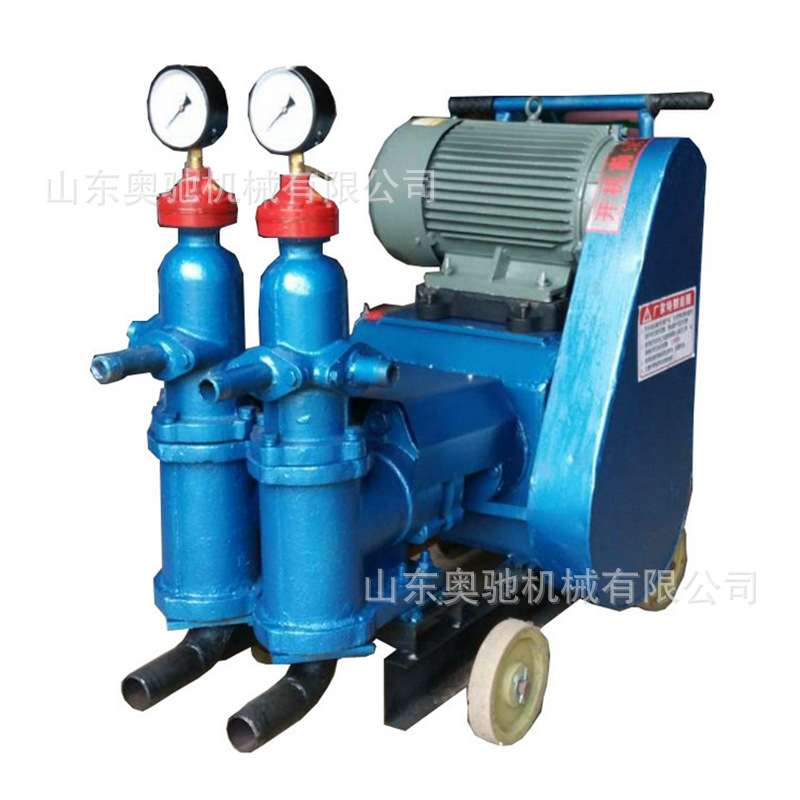 BW90/5注浆泵 双缸双液往复式活塞泵 坑道施工双缸注浆机