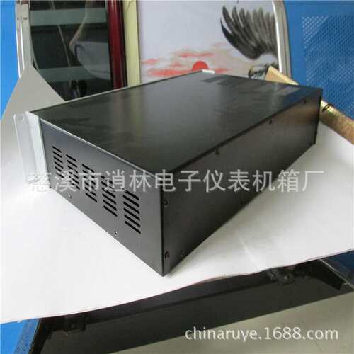 U型19英寸豪华机箱/2.5U带把手金属仪表外壳111*482.6*300