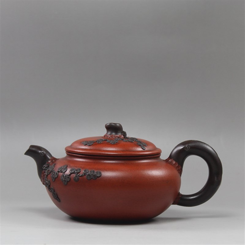 紫砂壶全手工仿古仿老工艺品清水泥仿蒋蓉松针树皮松段仿古壶茶壶