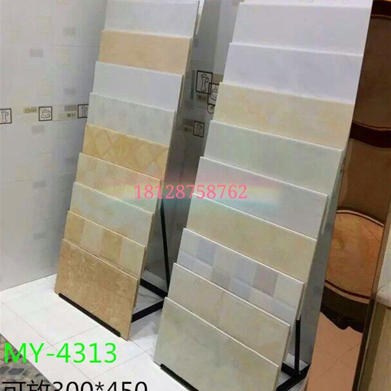 多功能大理石台条方通管展架卷纸罗马杆腰线条瓷砖木地板展示架