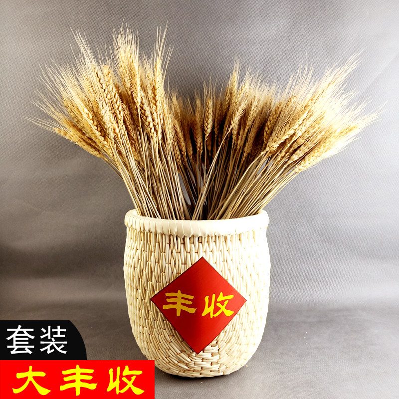 天然麦穗柳条编织干花花篮藤编篮子柳编滕编小号丰收篮礼品田园风