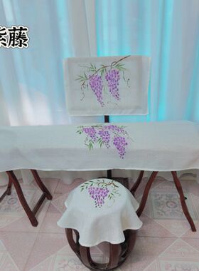 手绘古风古筝罩素雅古典古筝盖布防尘罩163通用古筝盖布古琴盖布