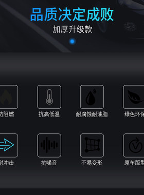 起亚福瑞迪狮跑赛拉图发动机引擎盖后盖尾盖隔热棉隔音棉止震吸音