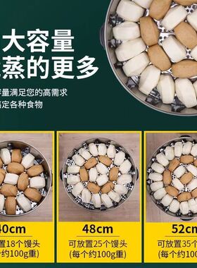 电蒸锅多功能商用大容量多层不锈钢蒸馒头蒸包炉蒸菜机大型电蒸笼