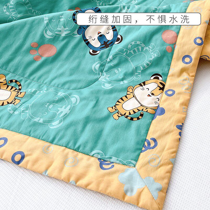 幼儿园空调被艾草驱蚊婴儿童宝宝夏凉被卡通可水洗午睡夏季小被子