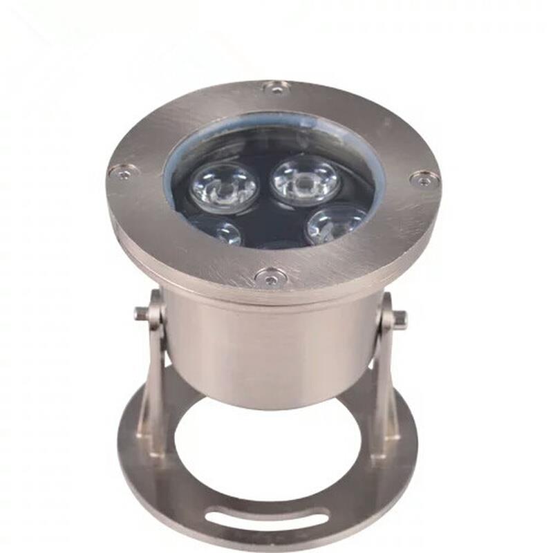 LED水下灯户外防水3W低压12v24v投射灯鱼池鱼缸水景灯七彩喷泉灯