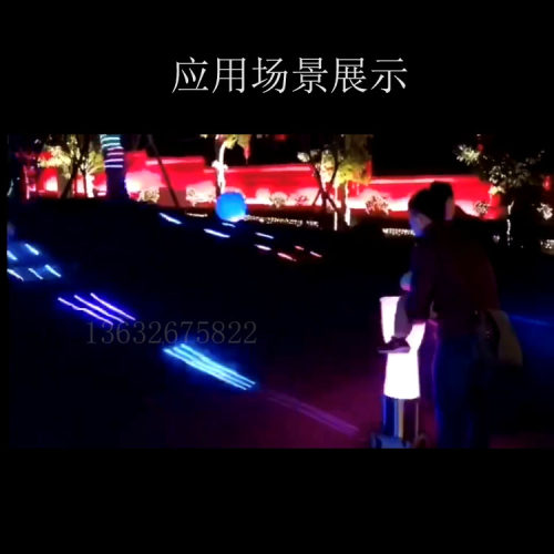 网红光波鼓灯光控制器LED灯条触摸敲击流水灯光感应器带音频输出