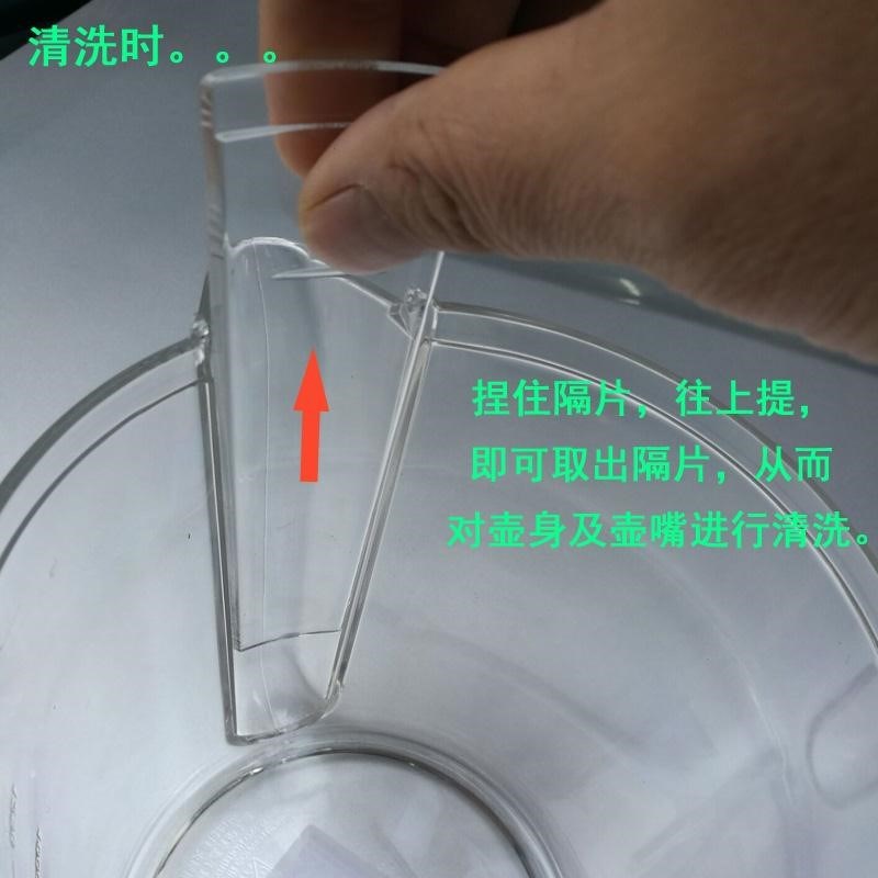 隔油汤壶塑料隔油壶家用滤油壶过滤杯厨房油脂分离器喝汤漏勺