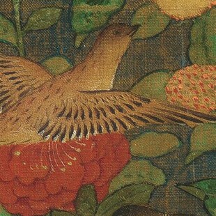 元代陈琳葫芦花瓶图名家重彩工笔花鸟画高清微喷复制临摹学习画稿