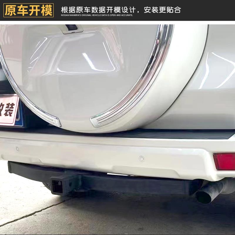 适用于普拉多霸道专用改装拖车杠LC150方口款后护杠牵引房车虎头