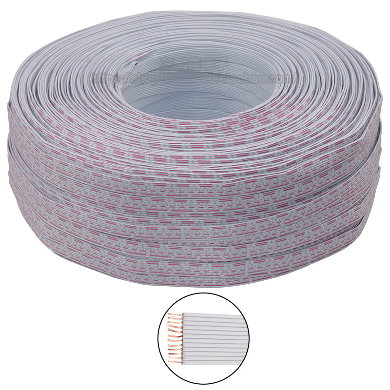 2468排线蓝白排线24AWG/红白排线26AWG5P7P8P9P10P11P12P纯铜排线