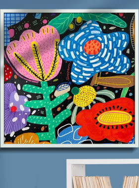 窄边数字油画框装裱油画框外框架丙烯画裱20x30x40x50x60可定制