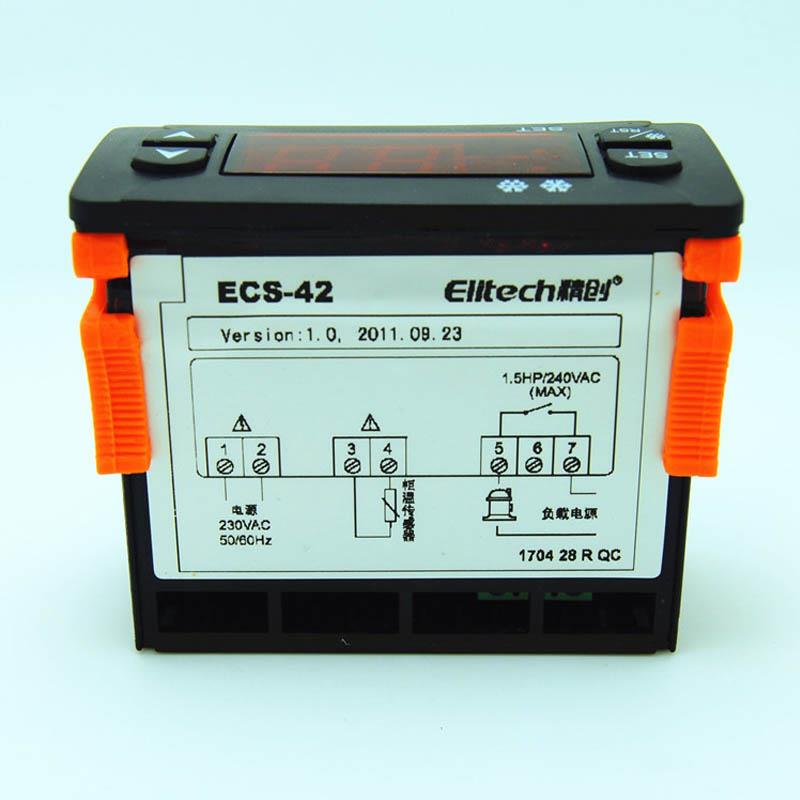 精创ECS-42高精度家用温控 商用冰柜冰箱展示柜制冷化霜30A继电器