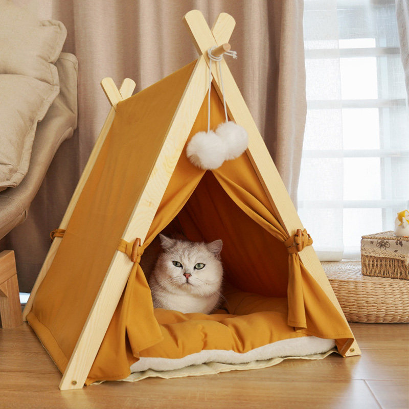 猫窝帐篷冬季保暖狗狗屋四季通用猫房子可拆洗宠物用品床兔子睡窝