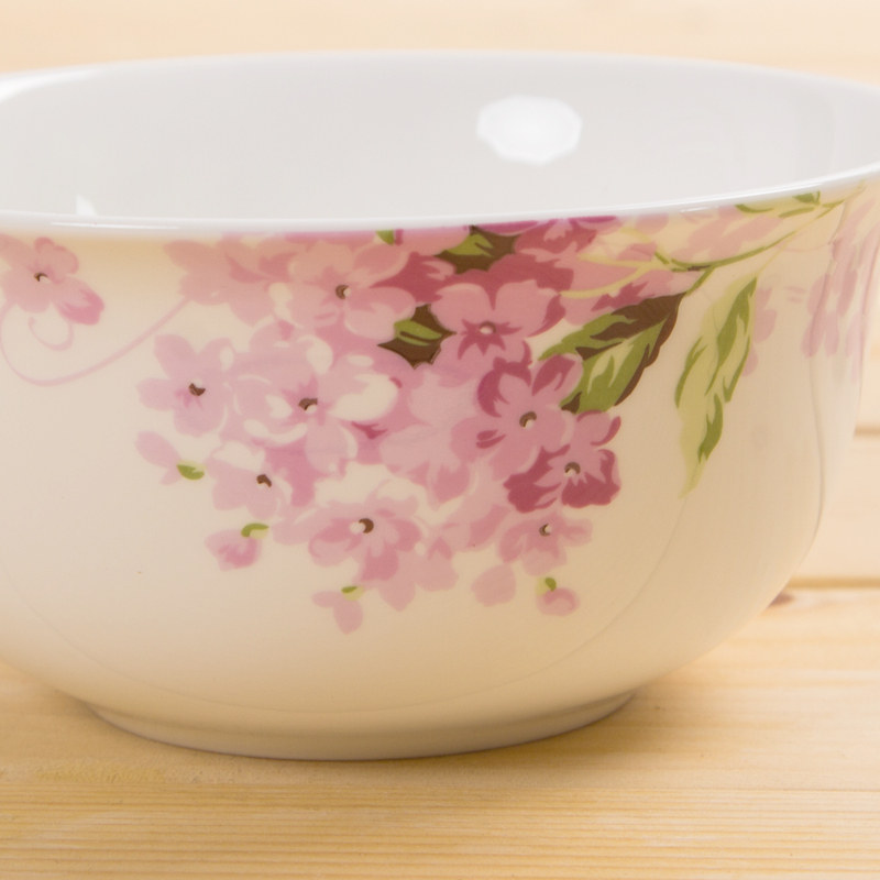 碗4.5英寸骨瓷碗吃饭碗家用中式餐具陶瓷米饭碗喝汤小碗10个套装