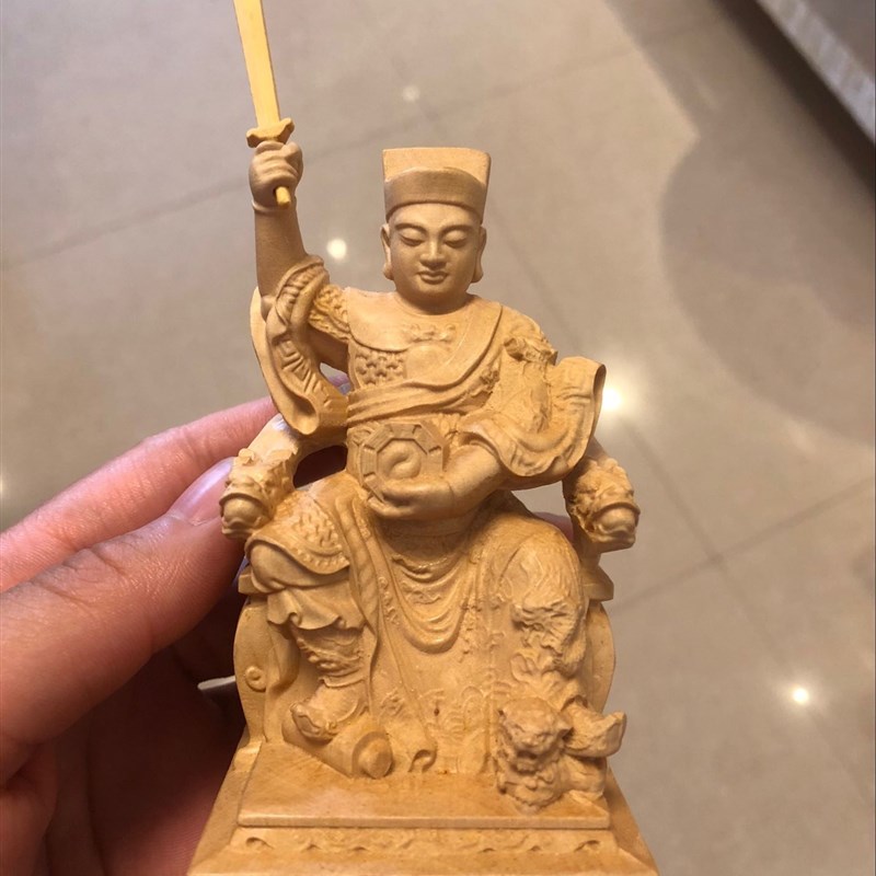 黄杨木雕实木雕刻精雕工艺品五府王爷五府千岁池范李吴朱王摆件