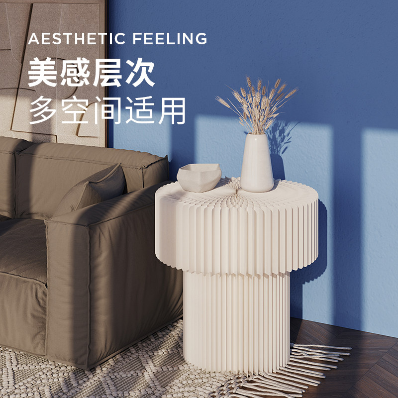 折学家圆柱艺术摆件创意展示台商品商用陈列架货架T型圆柱展架