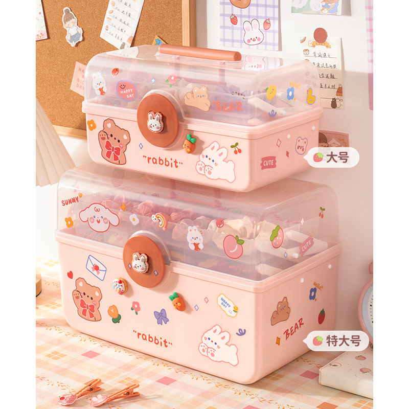 美术生工具箱专用画画具收纳盒绘画箱小学生颜料国画材料水粉颜料