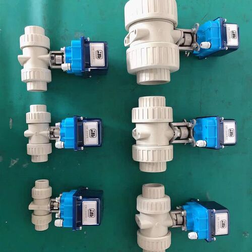 XHL 电动塑料球阀  DN15-DN40 PPH塑料电动二通球阀  承插