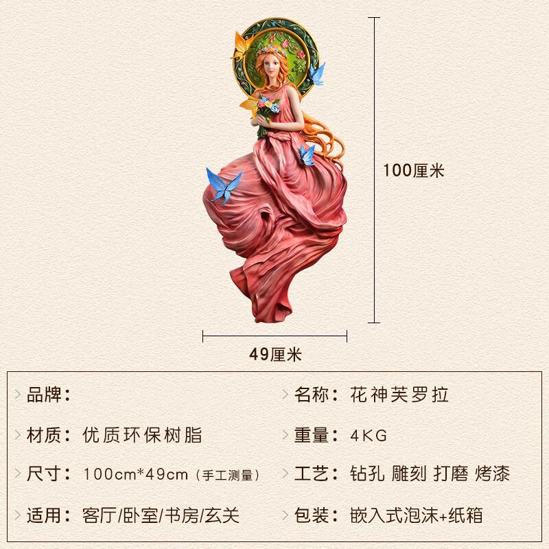 欧式天使壁画客厅立体浮雕创意墙饰墙面壁挂玄关背景墙装饰品挂件