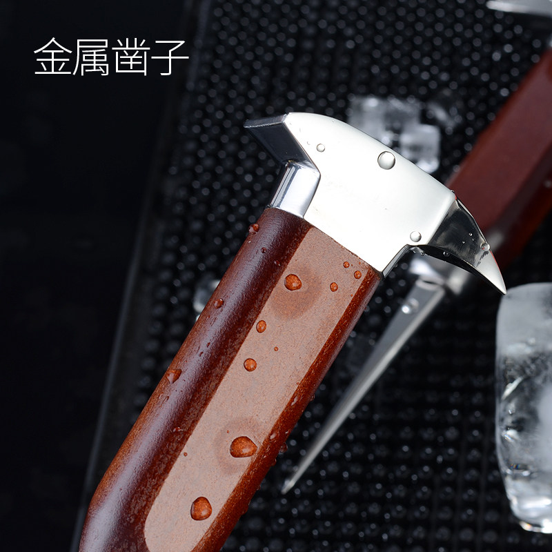 酒吧调酒师冰锥凿冰球器三叉戟单叉锥长冰锥 短冰锥碎冰工具叉子