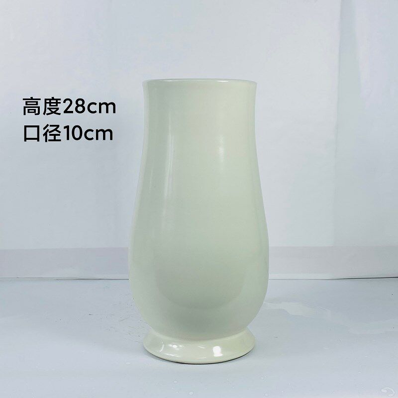 景德镇陶瓷花瓶【汝窑白色芙蓉瓶】阿媛