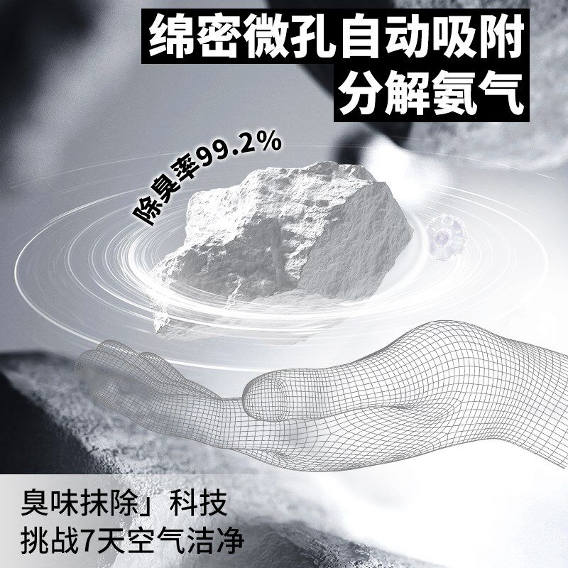 和猫住小白矿 猫砂钠基矿砂无尘超强除臭防臭10斤装无尘矿石猫砂