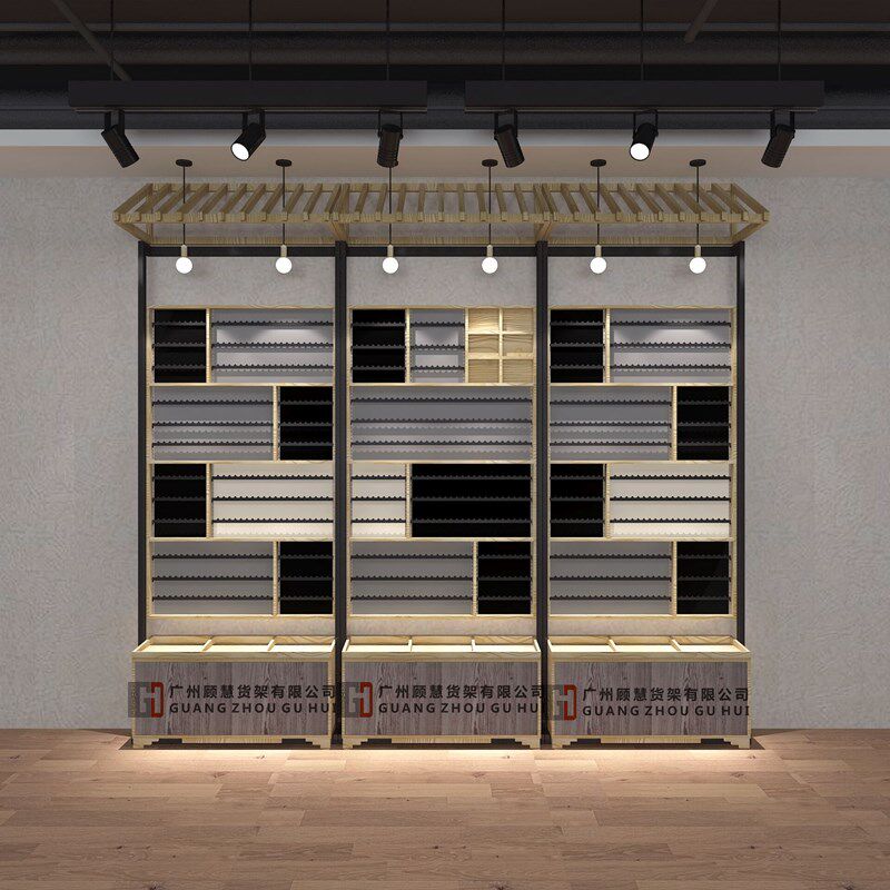 伶俐款边柜绒布钢木柜饰品首饰项链耳环耳钉戒指柜精品靠墙展示架