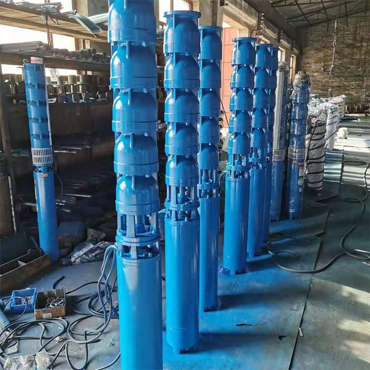 200QJ井用潜水泵 多级立式高扬程河田灌溉水泵农用铸铁 QJ深井泵